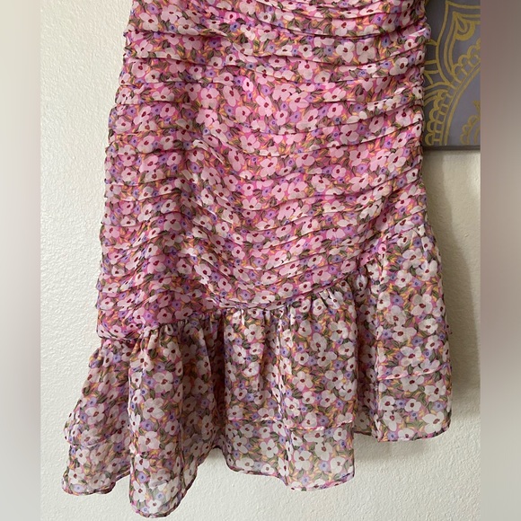 ASTR THE LABEL One Shoulder Ruched Mini - Picture 5 of 10